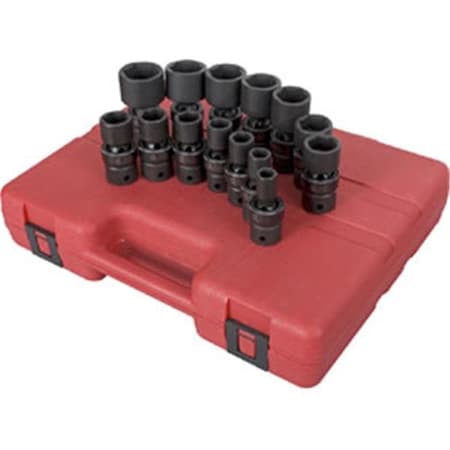 Sunex Sunex SUN2644 14 Piece.5" Dr. Fractional Universal Impact Socket Set SUN2644